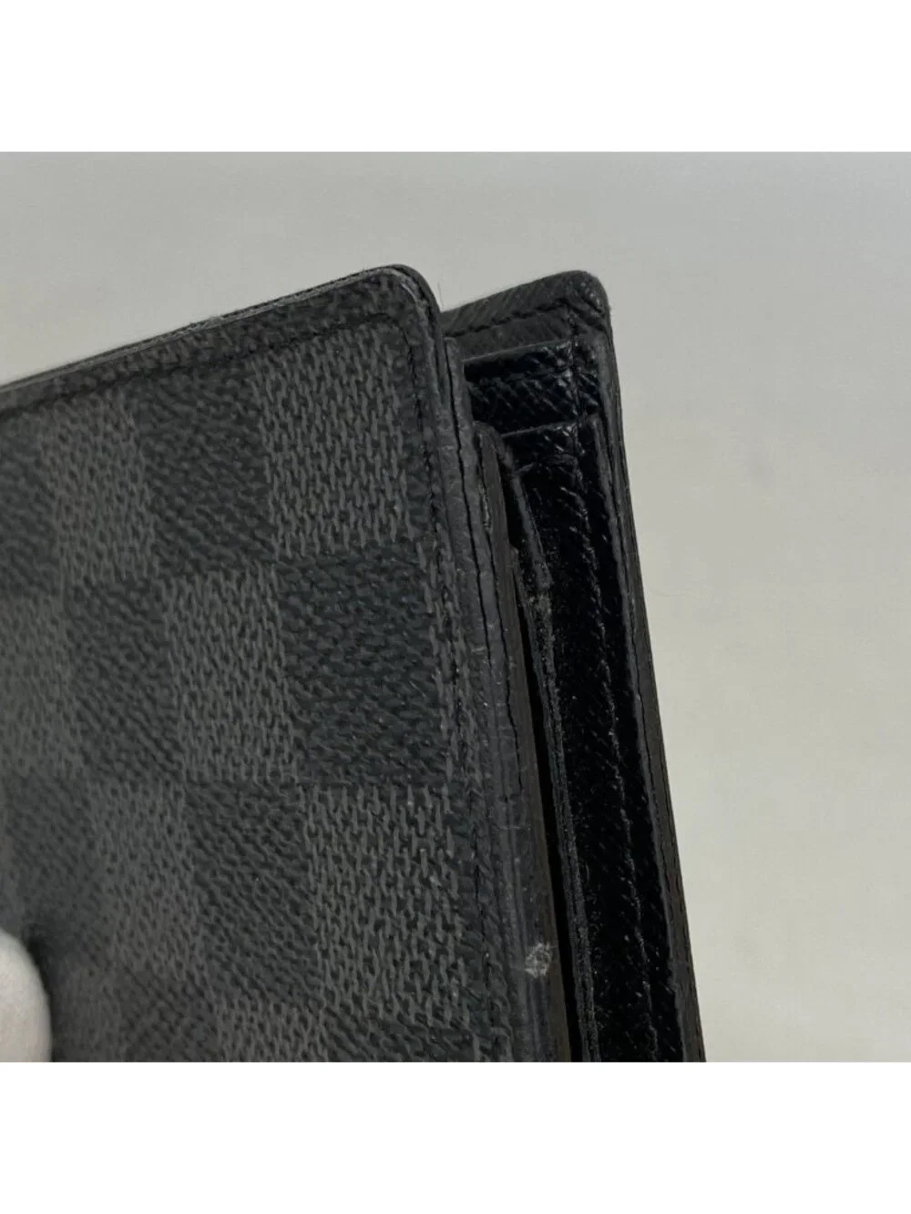Louis Vuitton Wallet Damier Graphite Portefeuille Marco Black Gray